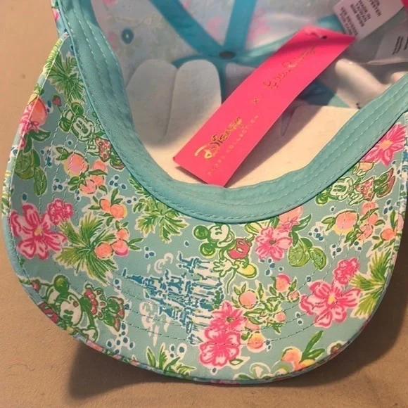 NWT RARE Lilly Pulitzer x Disney Baseball Hat - Picture 5 of 8